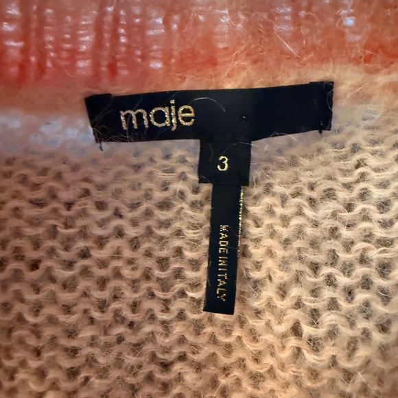 Dreamy Maje Mohair V-neck Cardigan - Picture 3 of 5